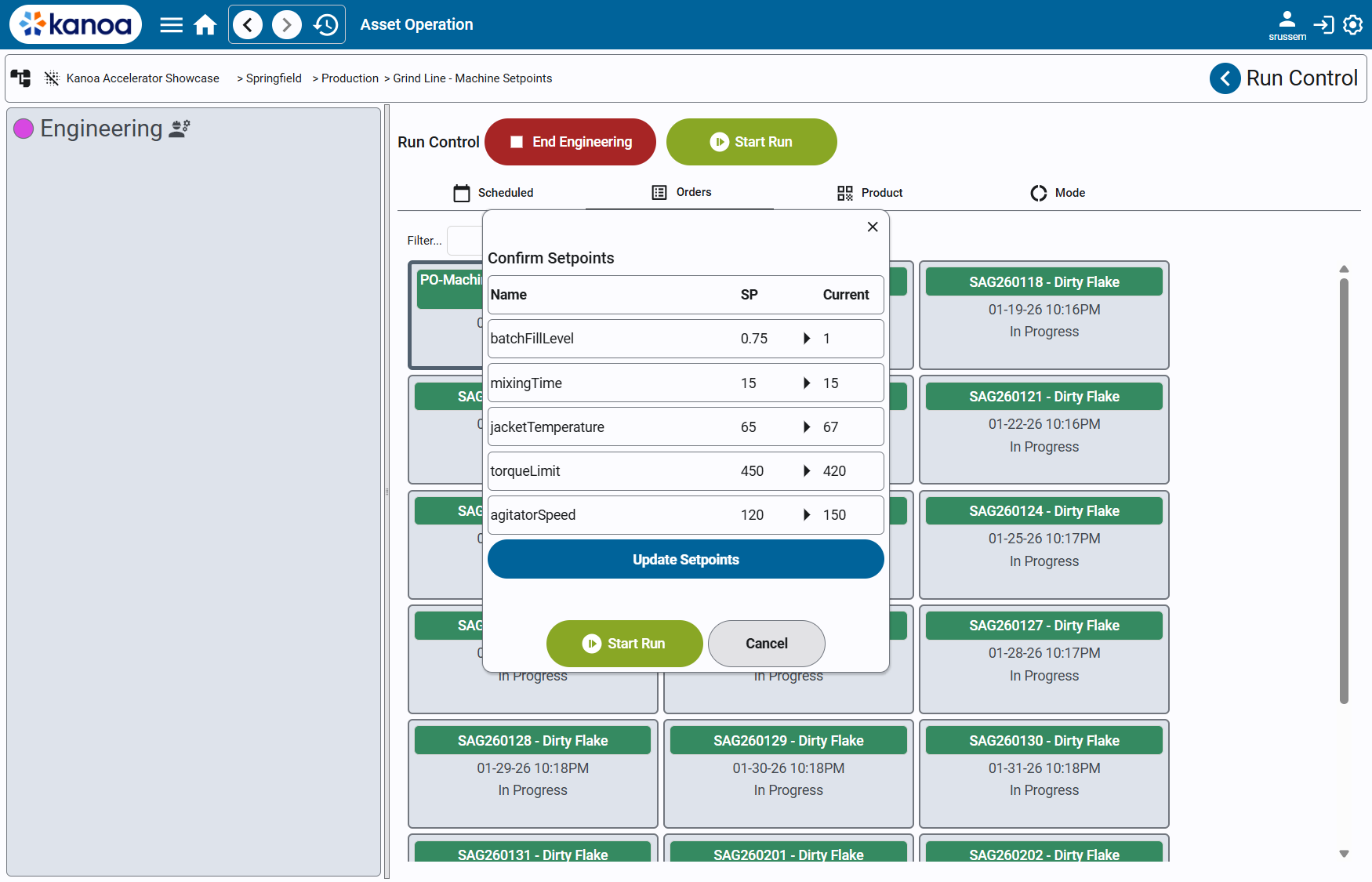 Machine Setpoints Interface Accelerator