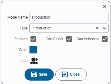 Mode Configuration