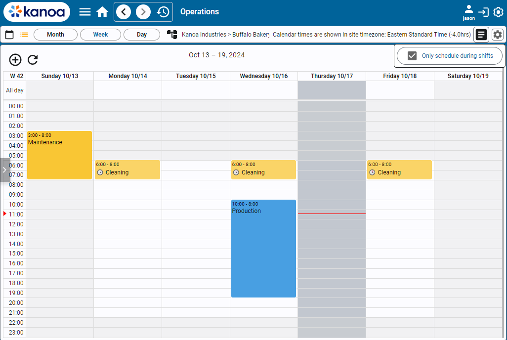 Schedule Operations