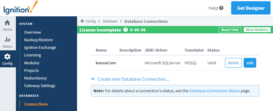 Database Connection